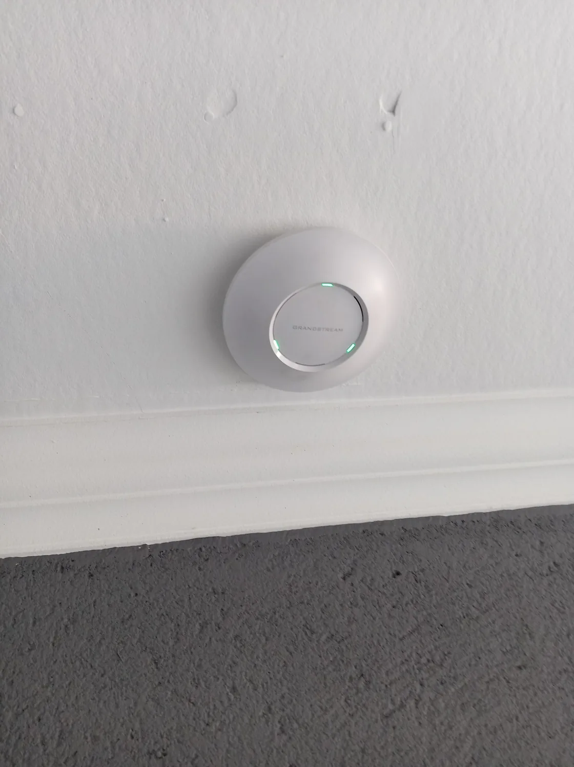 A professionally installed wireless access point